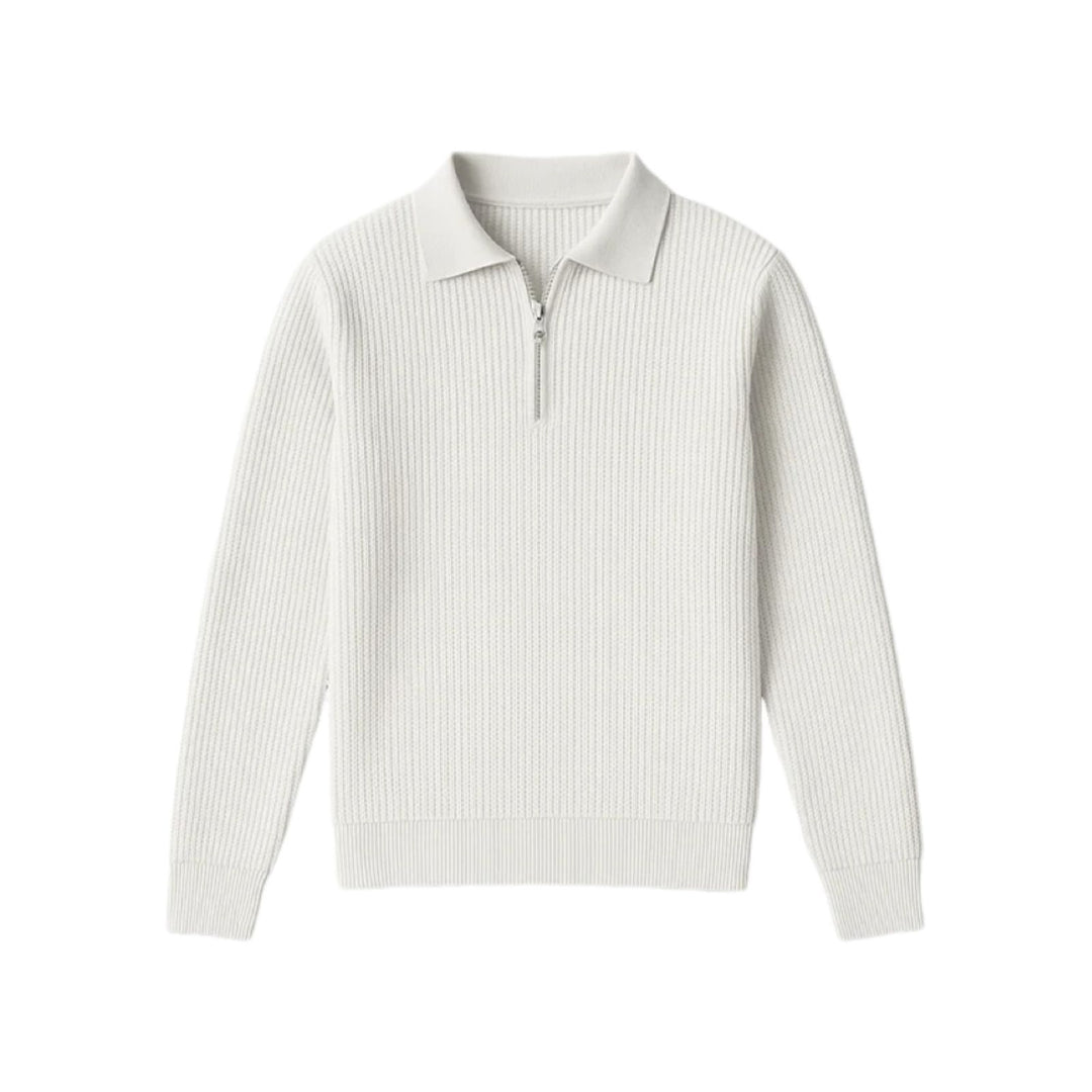 Knit Quarter Zip Sweater – Melo