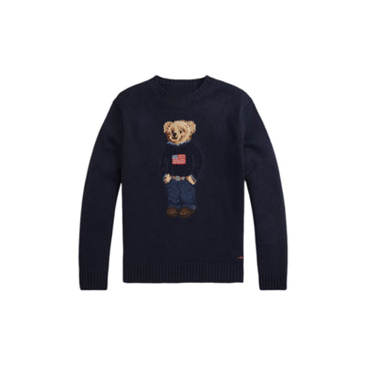 POLO BEAR COTTON-LINEN SWEATER