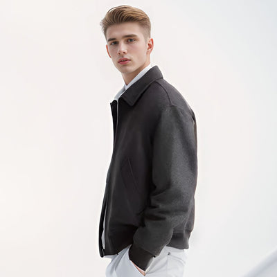 Regular Fit Wool Blend Jacket