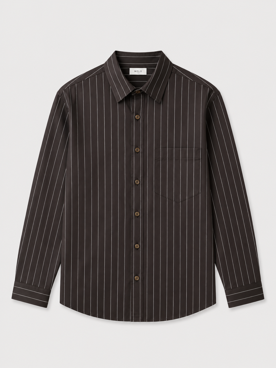 Minimal Stripe Cotton Shirt