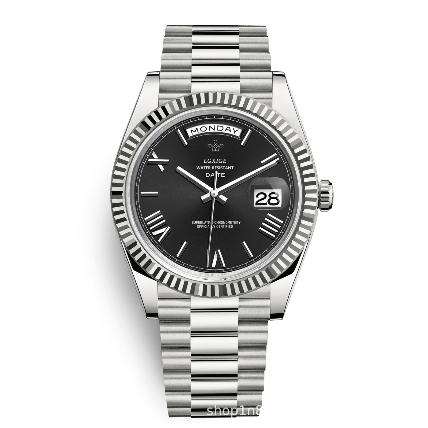 Silver Crest Timepiece