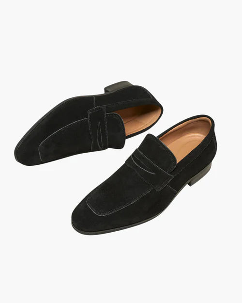 Melo Suede Penny Loafers