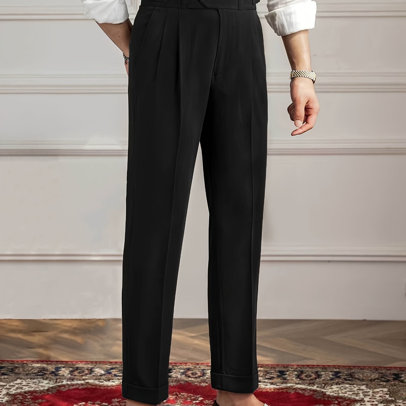 Melo Classic Long-Length Dress Pants