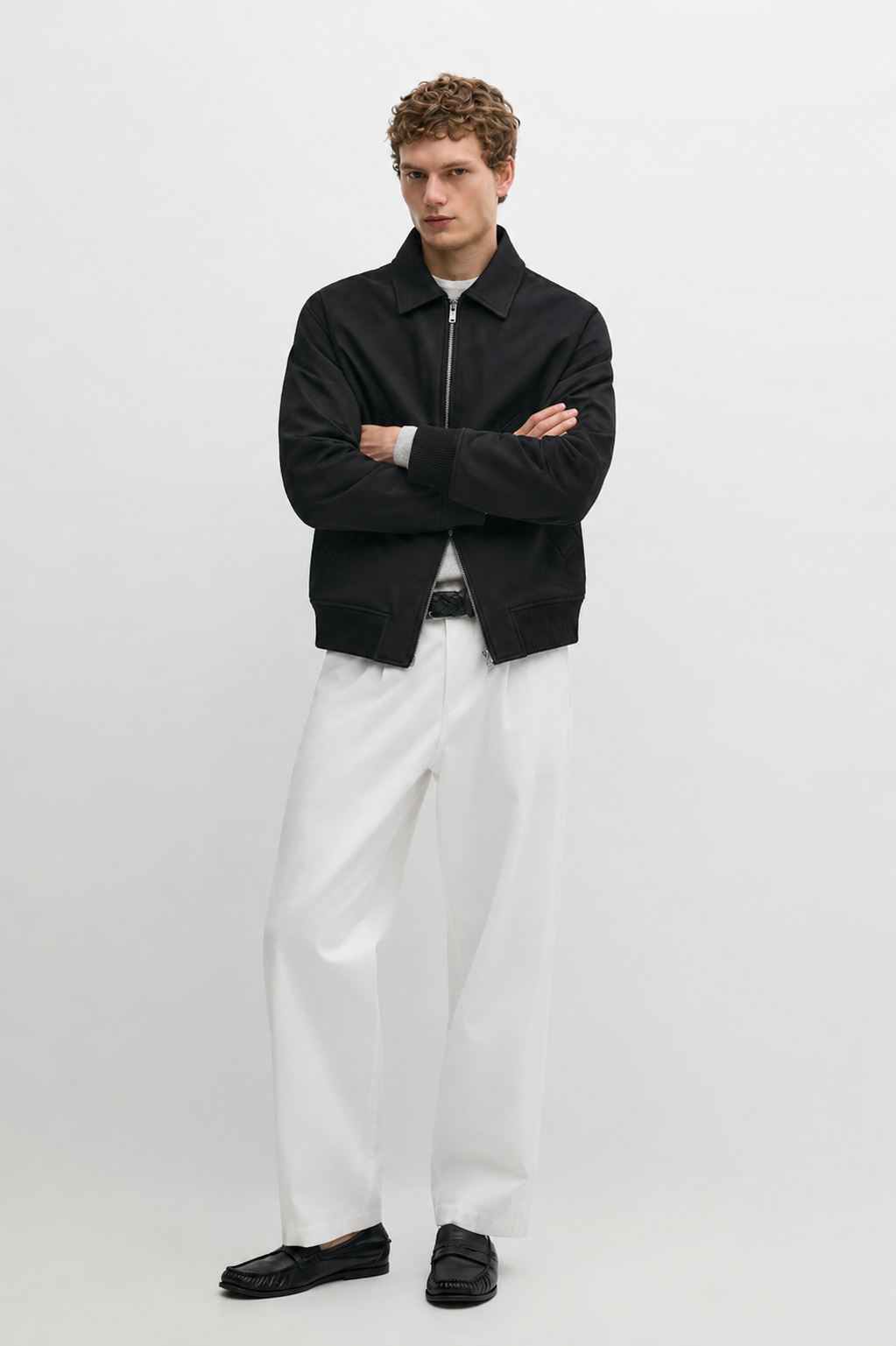 Regular Fit Wool Blend Jacket