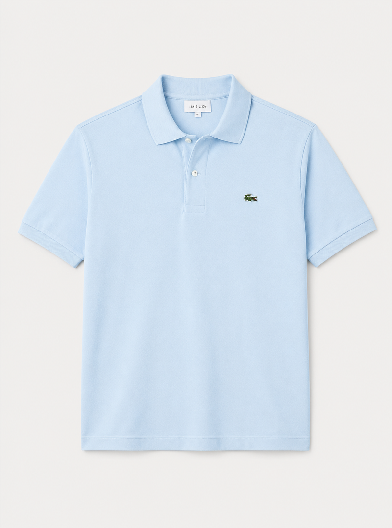logo-patch polo shirt