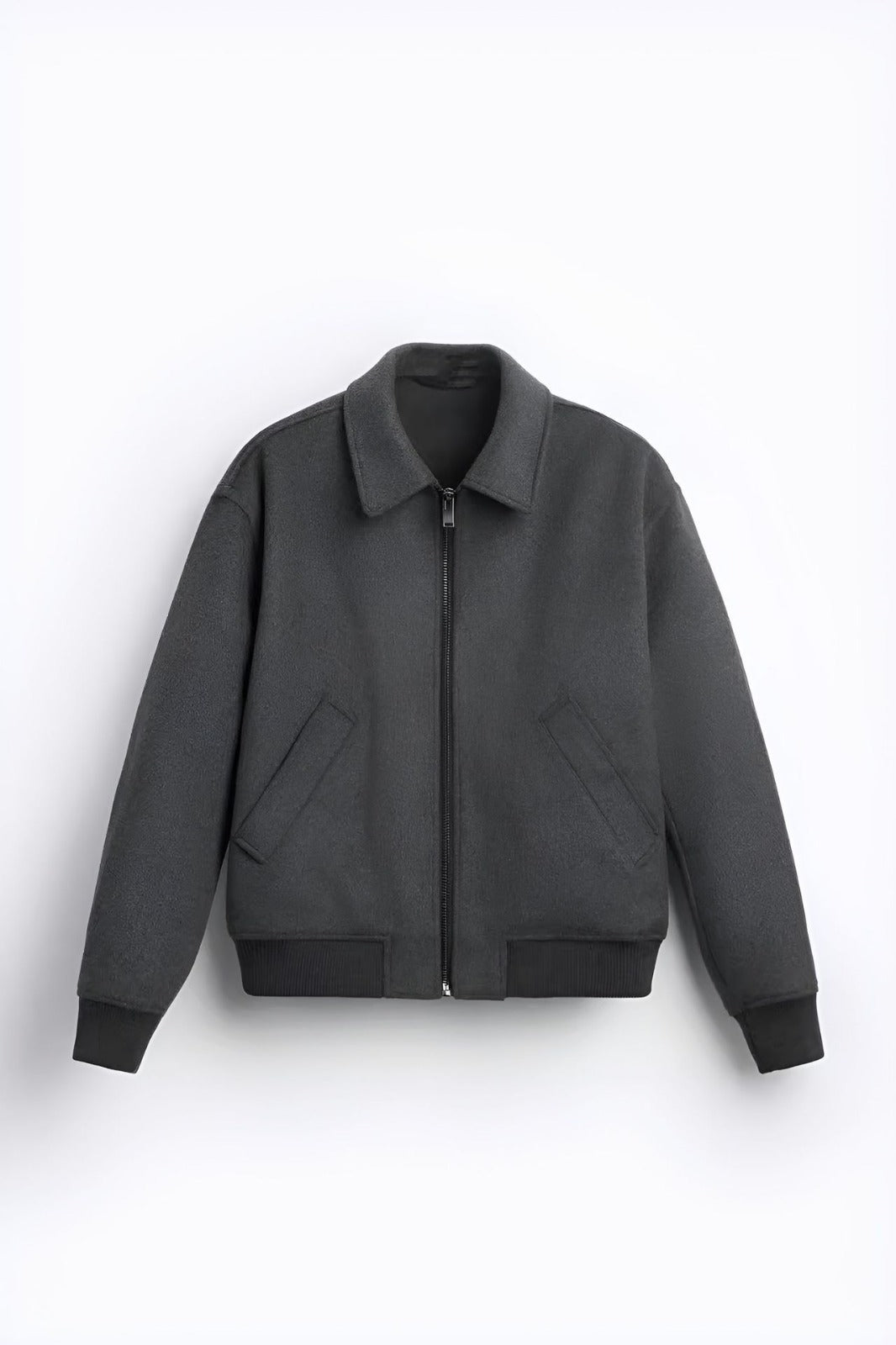 Regular Fit Wool Blend Jacket