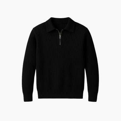 Knit Quarter Zip Sweater