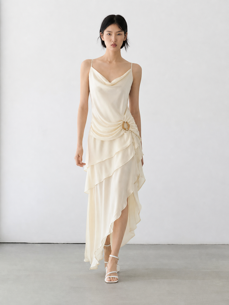 Soft Ruffle Dress