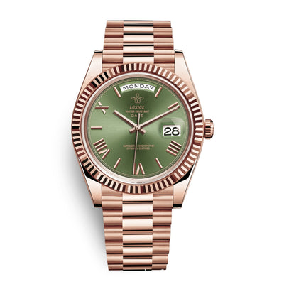 Silver Crest Timepiece