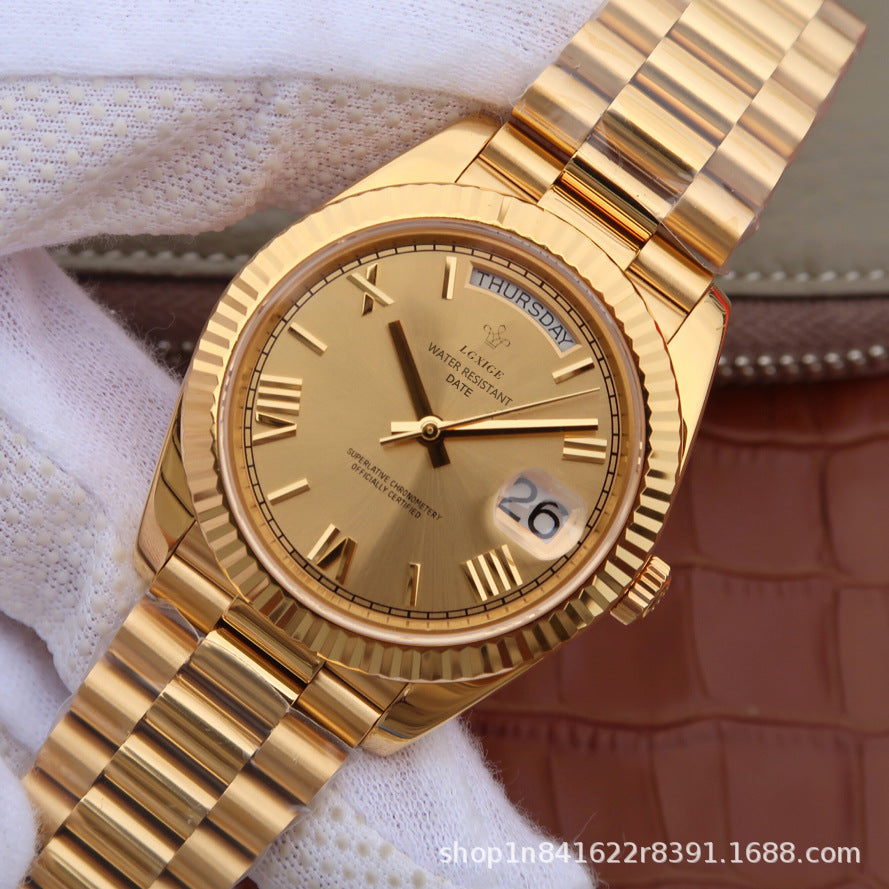 Silver Crest Timepiece