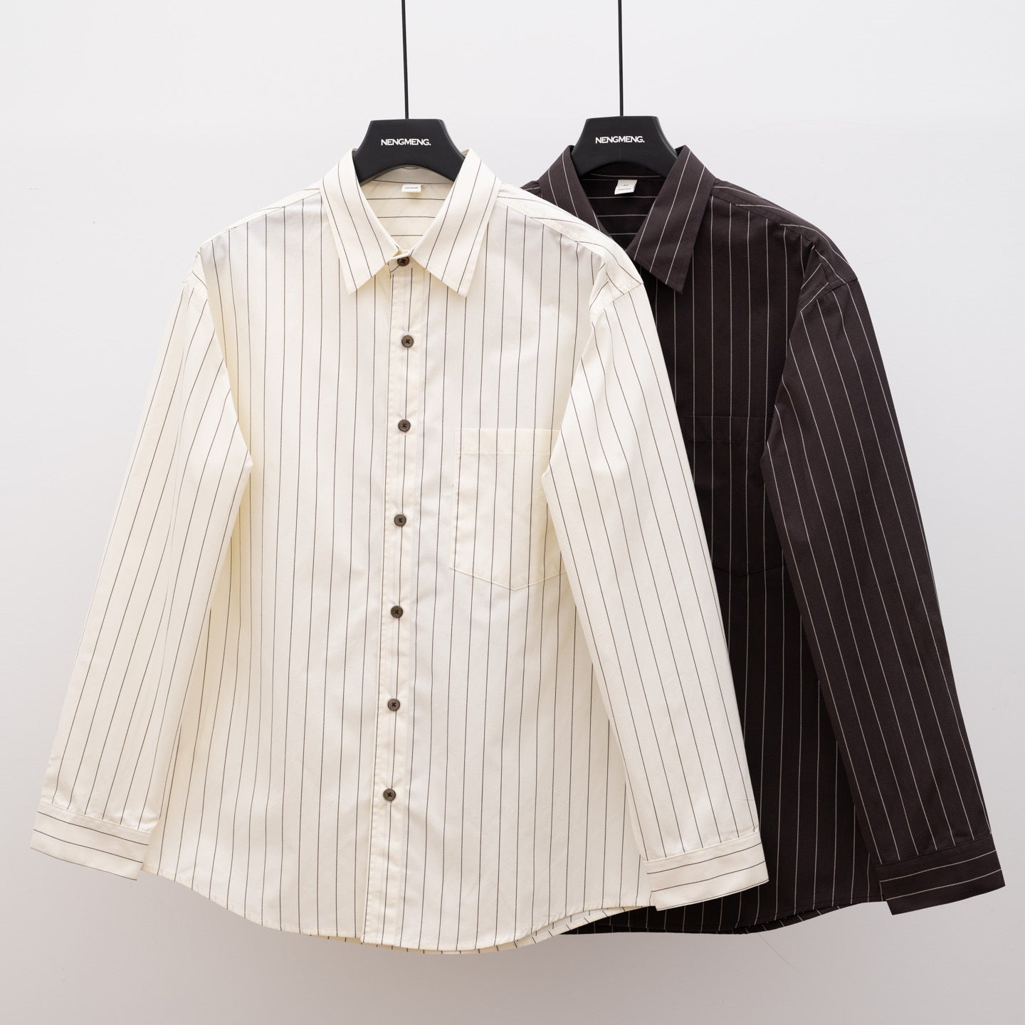 Minimal Stripe Cotton Shirt