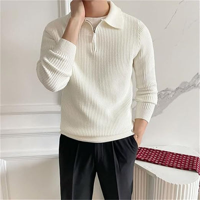Knit Quarter Zip Sweater