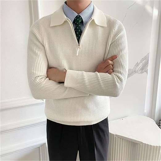 Knit Quarter Zip Sweater