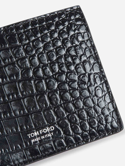 Tom Ford Cartera Piel Croco