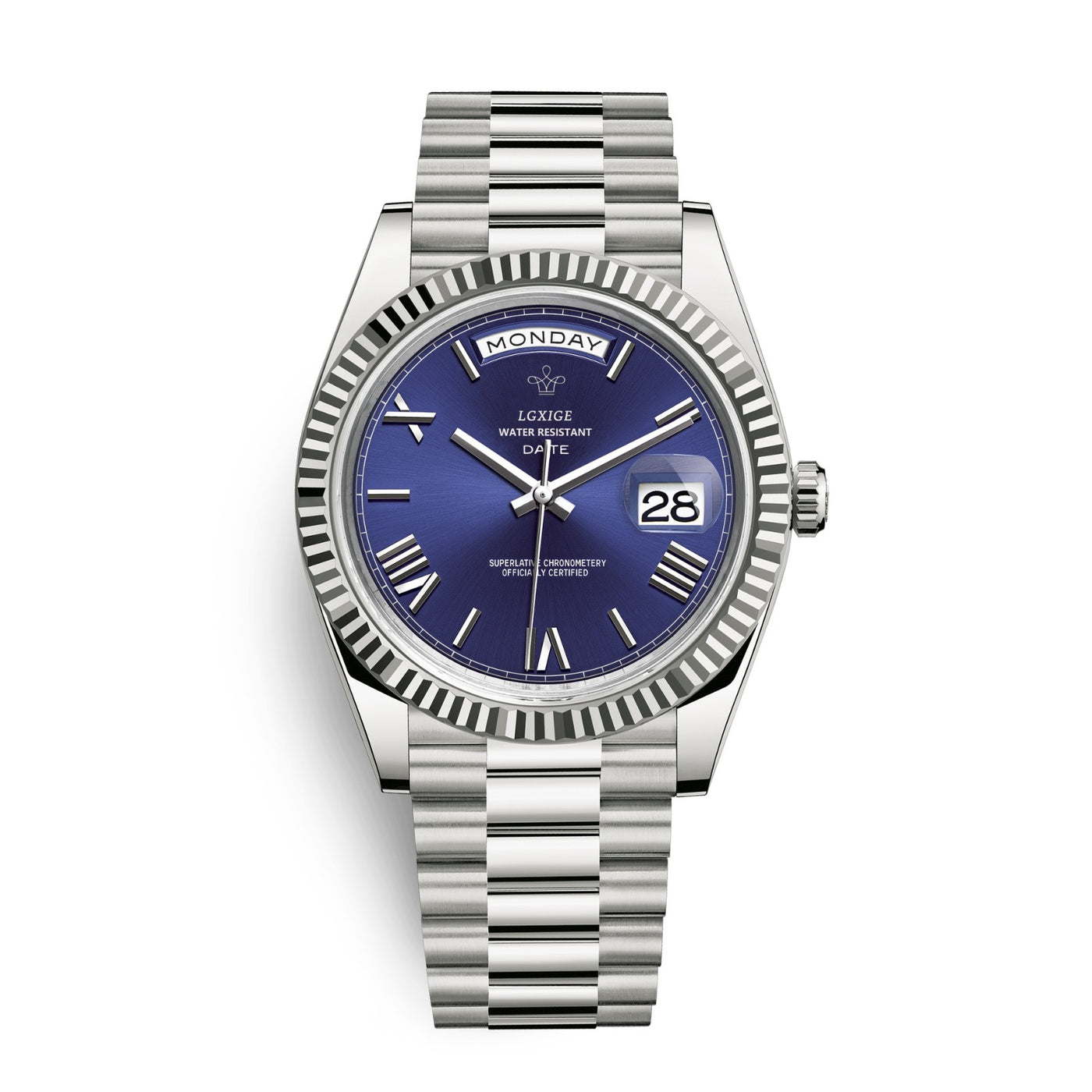 Silver Crest Timepiece