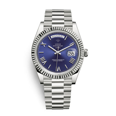 Silver Crest Timepiece
