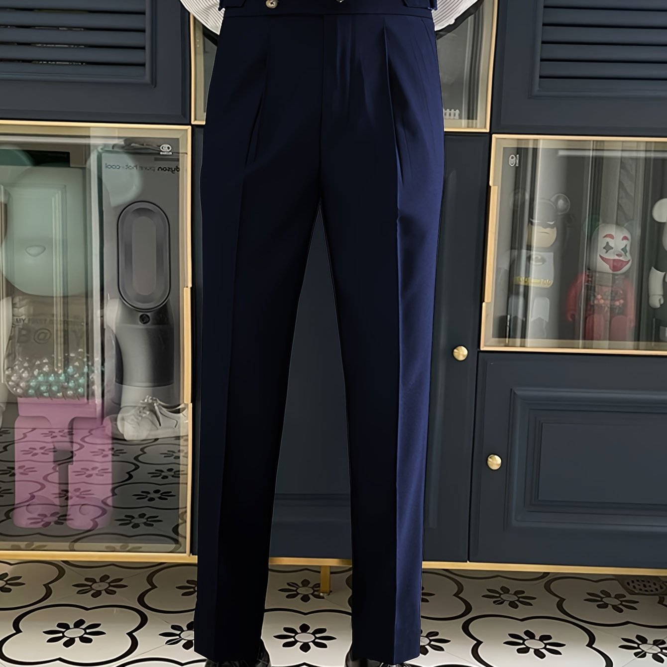 Melo Premium Pleated Naples Suit Trousers