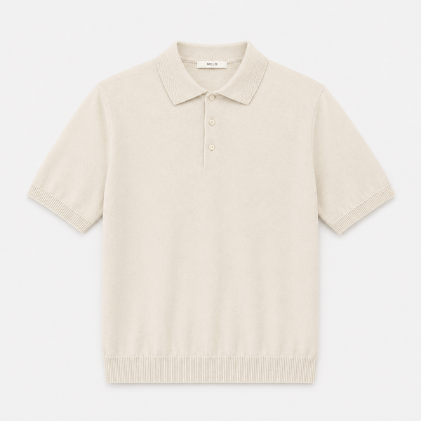 Soft Ash Textured Polo