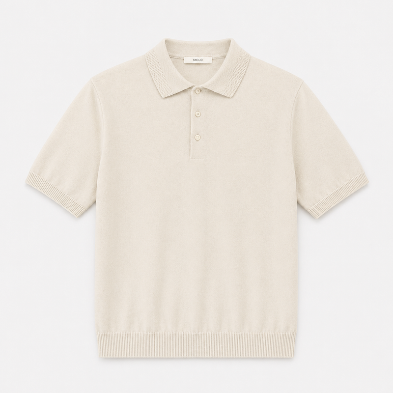 Soft Ash Textured Polo