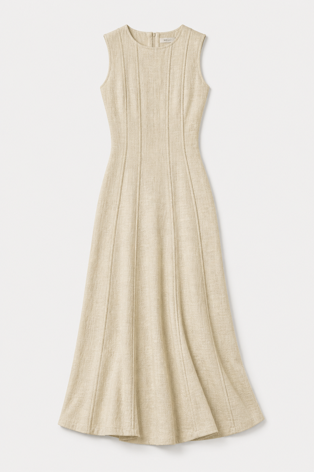 Fluid Drape Midi Dress