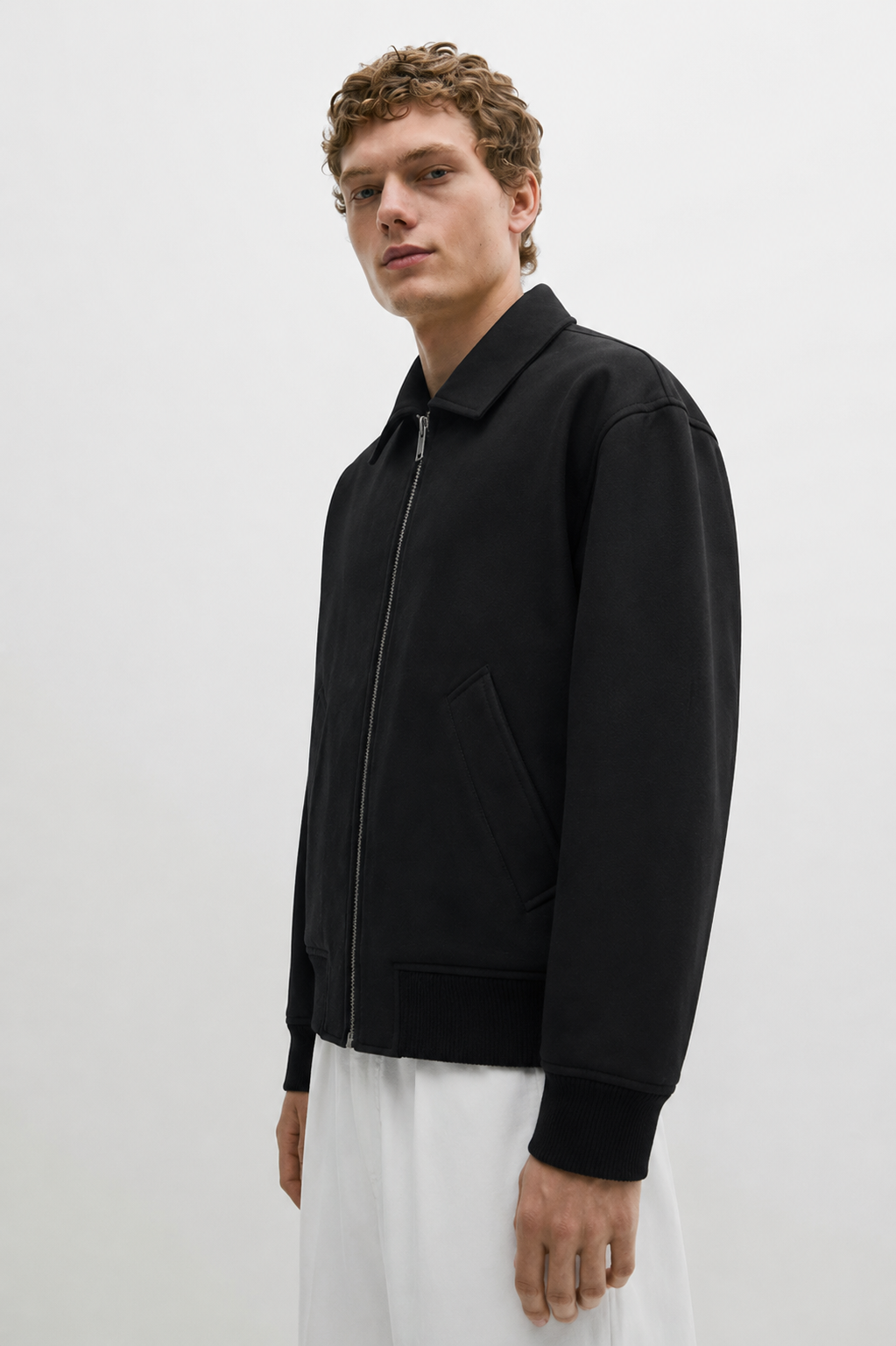 Regular Fit Wool Blend Jacket