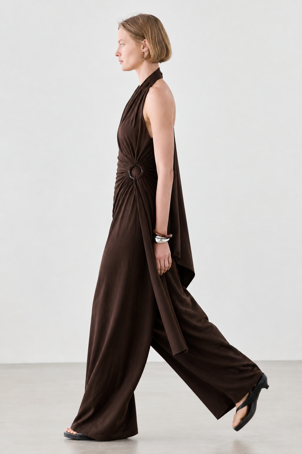 Asymmetric Flow Dress