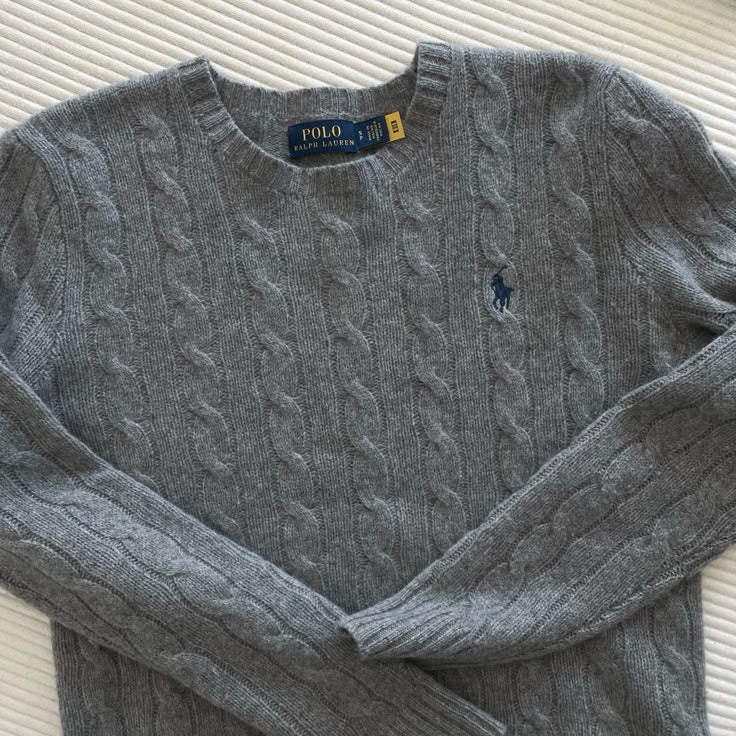 Cable-Knit Wool Cashmere Sweater