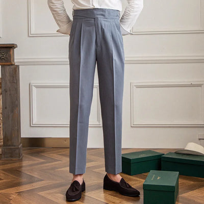 Melo Lu San Kuerge Straight-Leg Cropped Pants – Vintage Italian Style