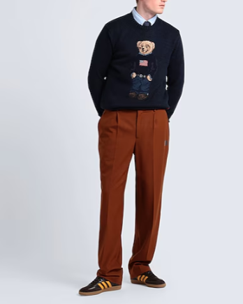 POLO BEAR COTTON-LINEN SWEATER