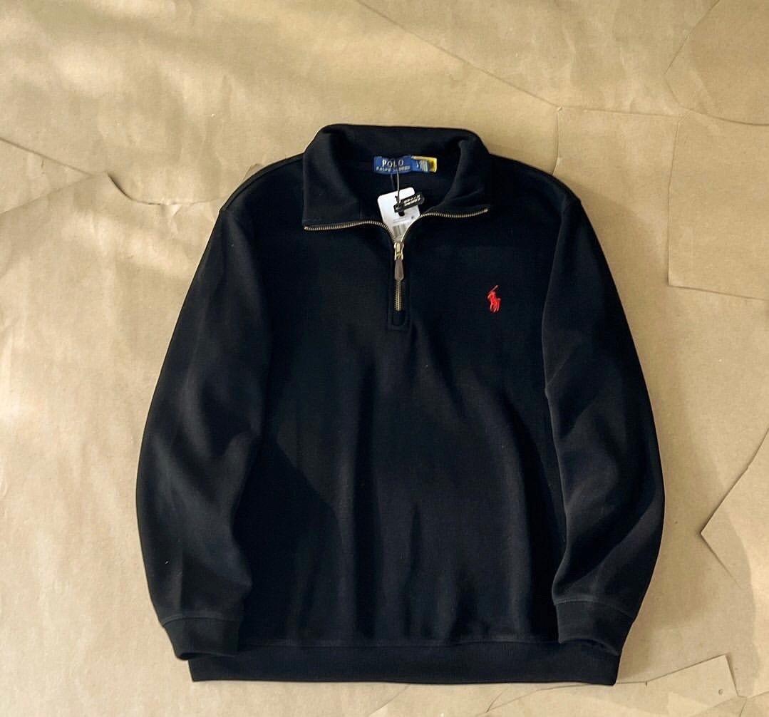 Mesh-knit Cotton Quarter-Zip