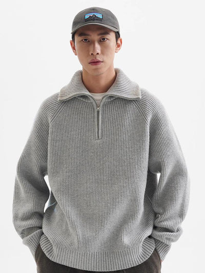 Half-Zip Sweater Men Rigging