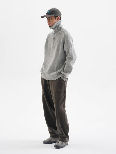Half-Zip Sweater Men Rigging