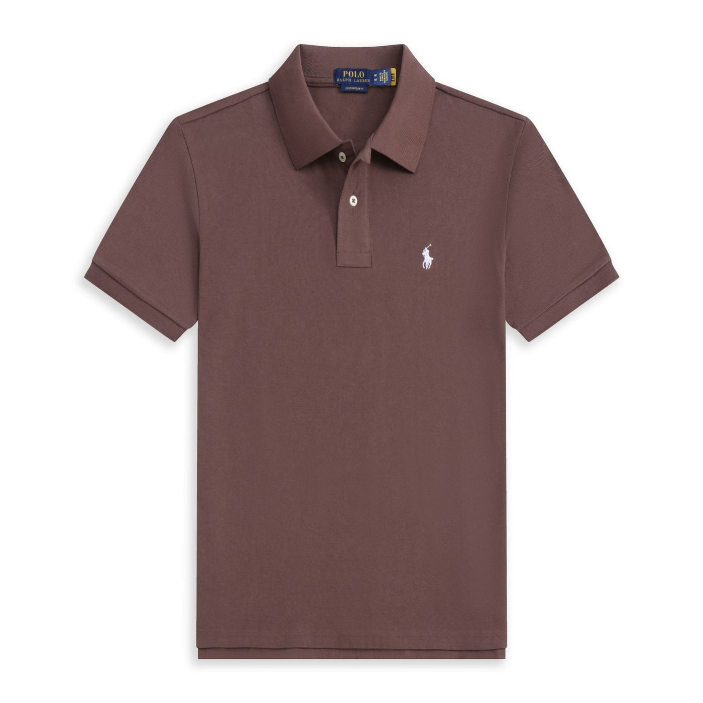 Slim Fit Cotton Mesh Polo Shirt