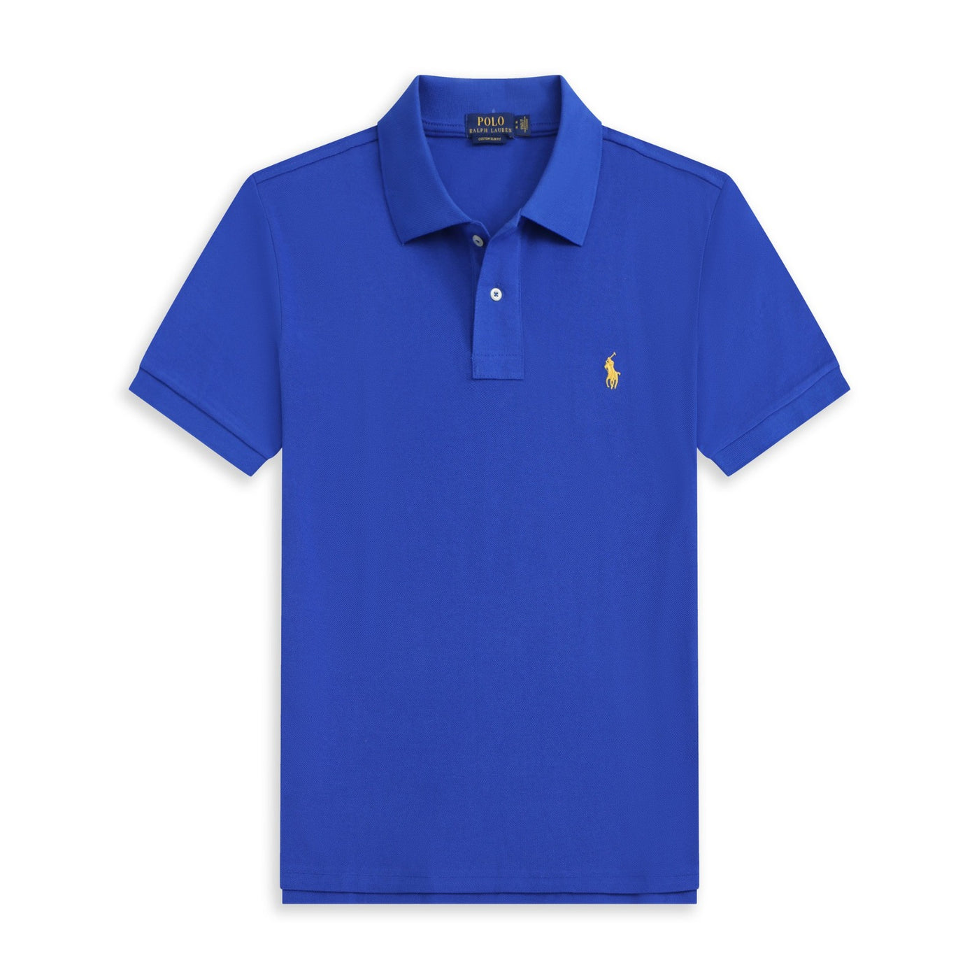 Slim Fit Cotton Mesh Polo Shirt