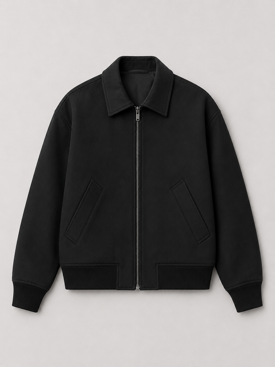 Regular Fit Wool Blend Jacket