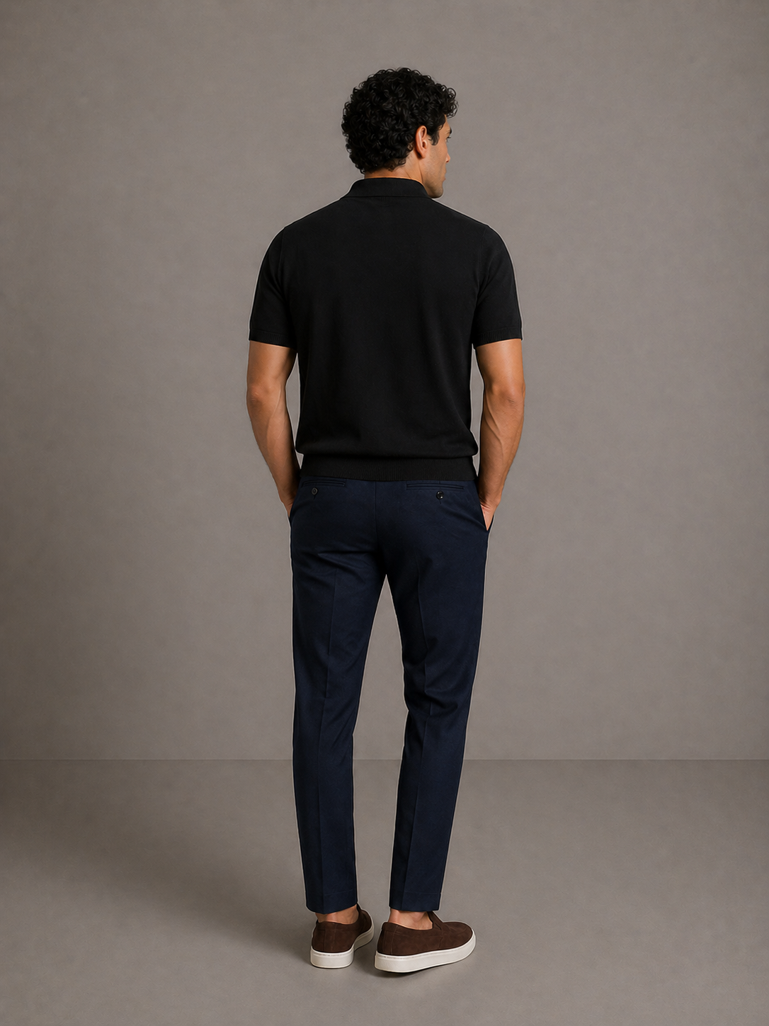 Soft Ash Textured Polo