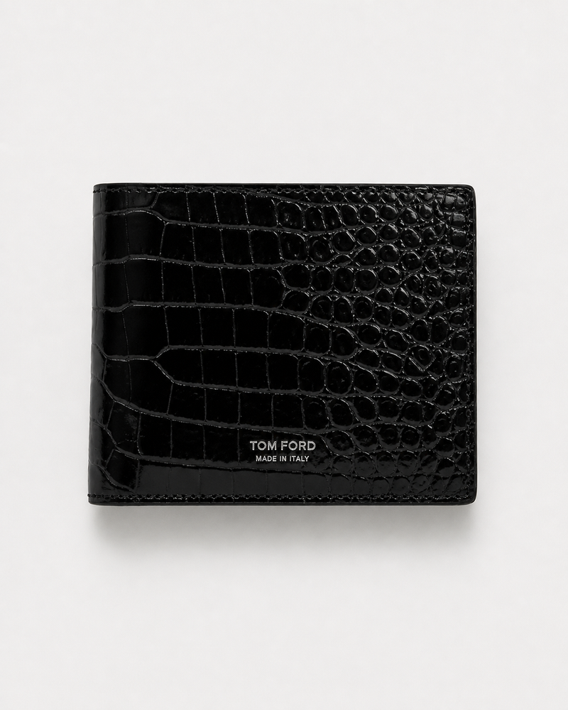 Tom Ford Cartera Piel Croco