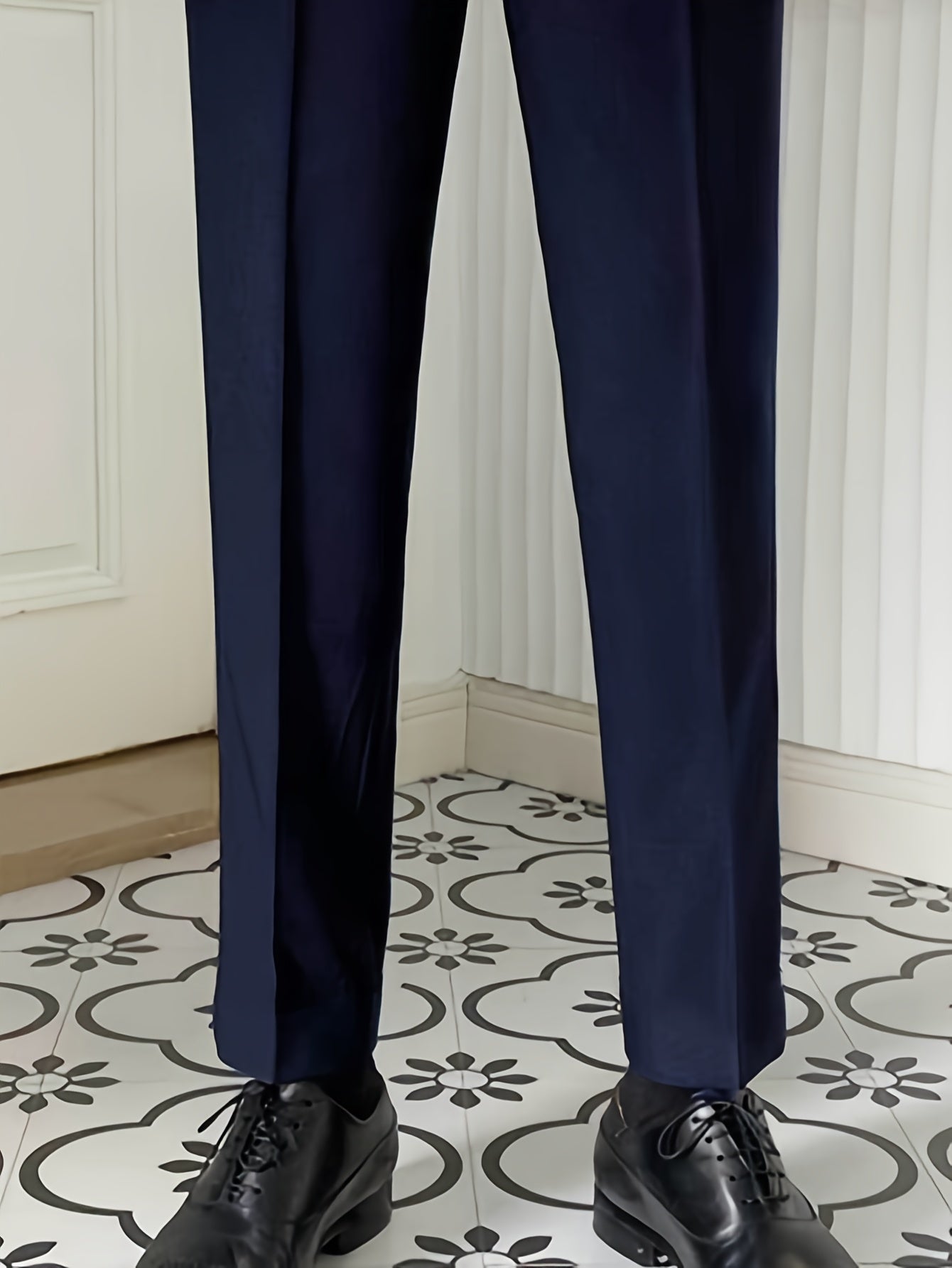 Melo Premium Pleated Naples Suit Trousers
