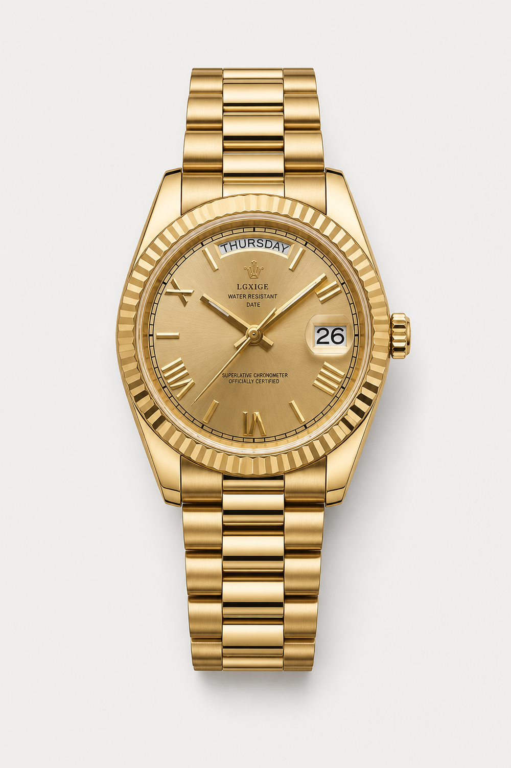 Silver Crest Timepiece