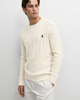 Cable-Knit Wool Cashmere Sweater