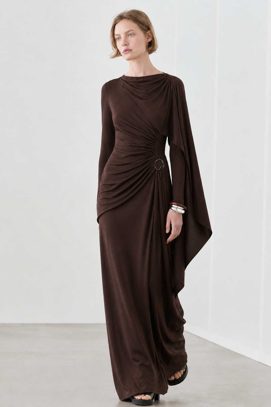 Asymmetric Flow Dress