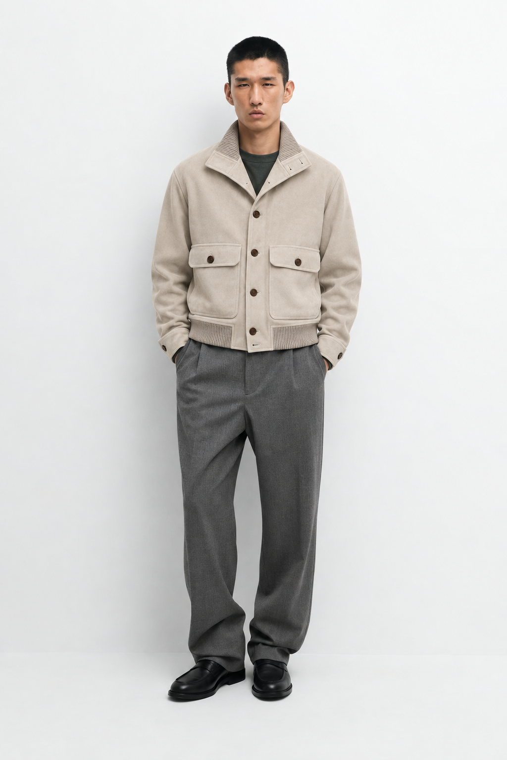 MELO Belgrave Jacket styled full-length look