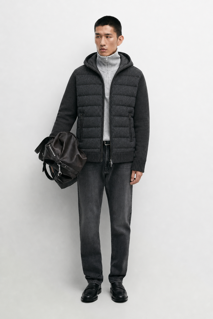 The Velino Hooded Hybrid Jacket