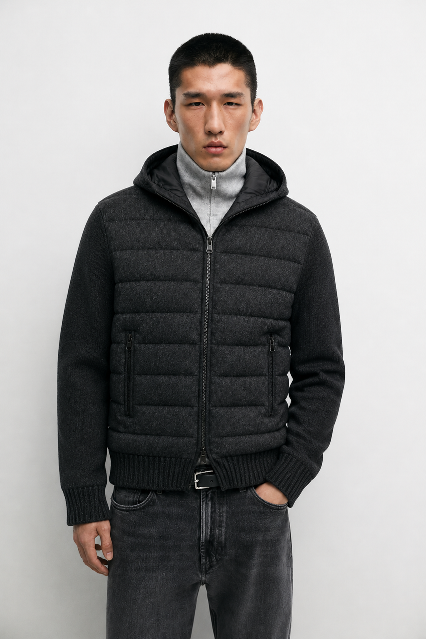The Velino Hooded Hybrid Jacket