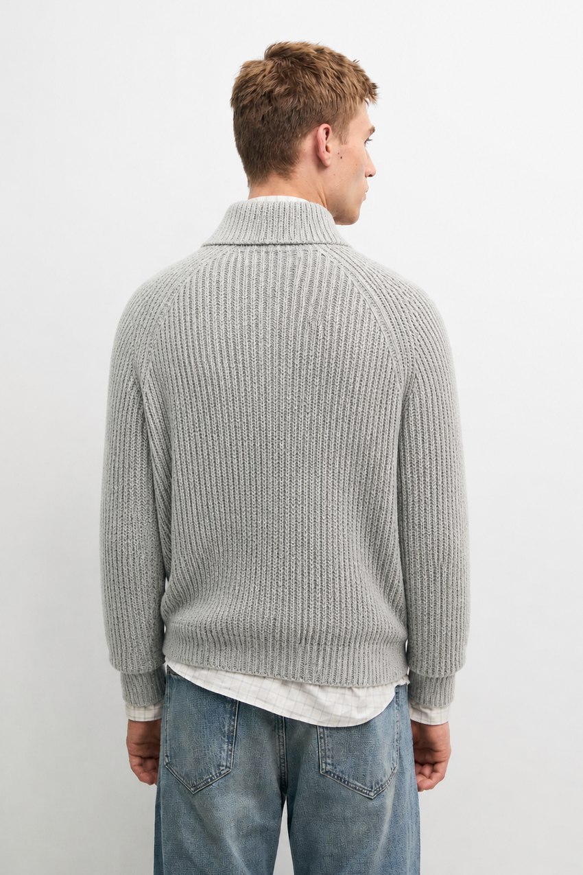 Half-Zip Sweater Men Rigging