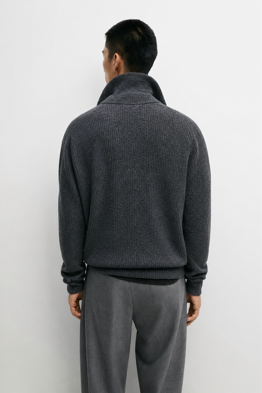 Half-Zip Sweater Men Rigging
