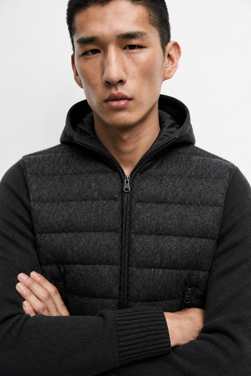 The Velino Hooded Hybrid Jacket
