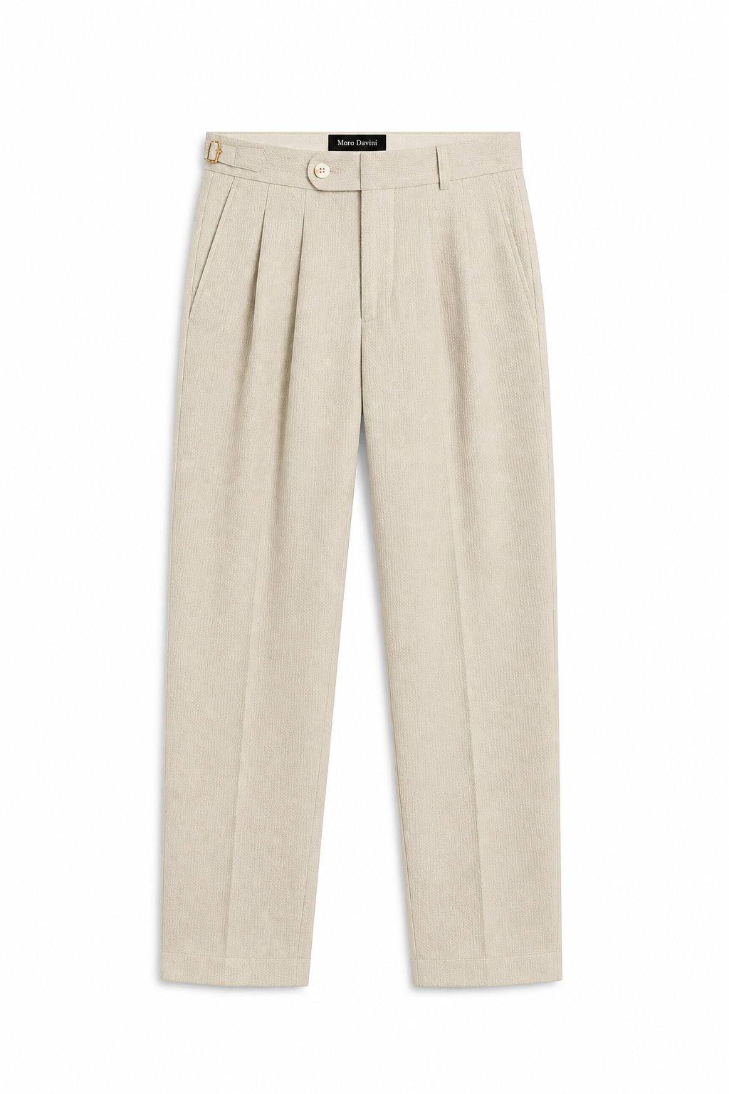 Melo Sanxian High-Waist Straight Pants